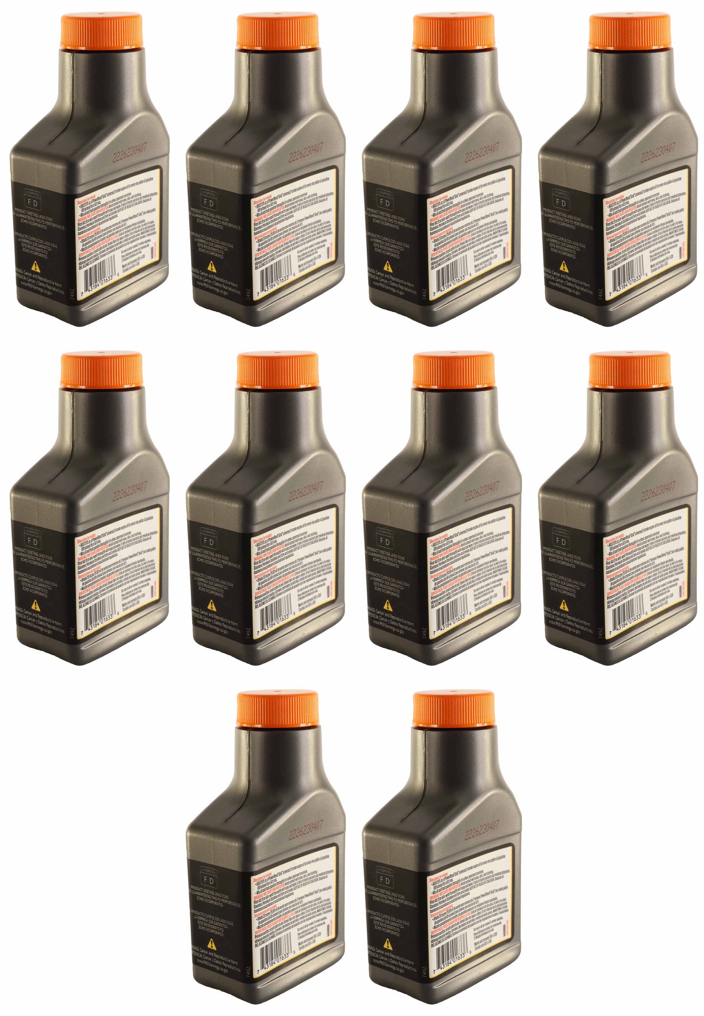 Echo Original Equipment 10-PACK PowerBlend Gold 2.6 Oz. 2-Stroke Engine Oil - 6450000