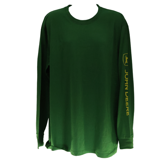 John Deere Mens Green TM Long Sleeve T-Shirt 2XL - LP75188