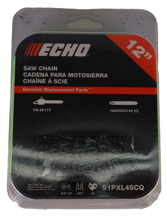 Echo Original Equipment SAW CHAIN 12"  - 91PXL45CQ