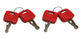 John Deere Key Fits 7000 & 8000 Series Tractors (TWO Sets) - RE183935
