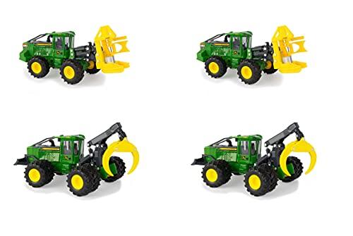 1/50 John Deere Prestige Collection (SET OF 4) Grapple Skidder/Feller Buncher Toy Set - LP69916B