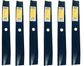 XHT, 16", 3/4" Replacement Blade for Toro 106637 106078 (Set of 6) - B1TR3109,6