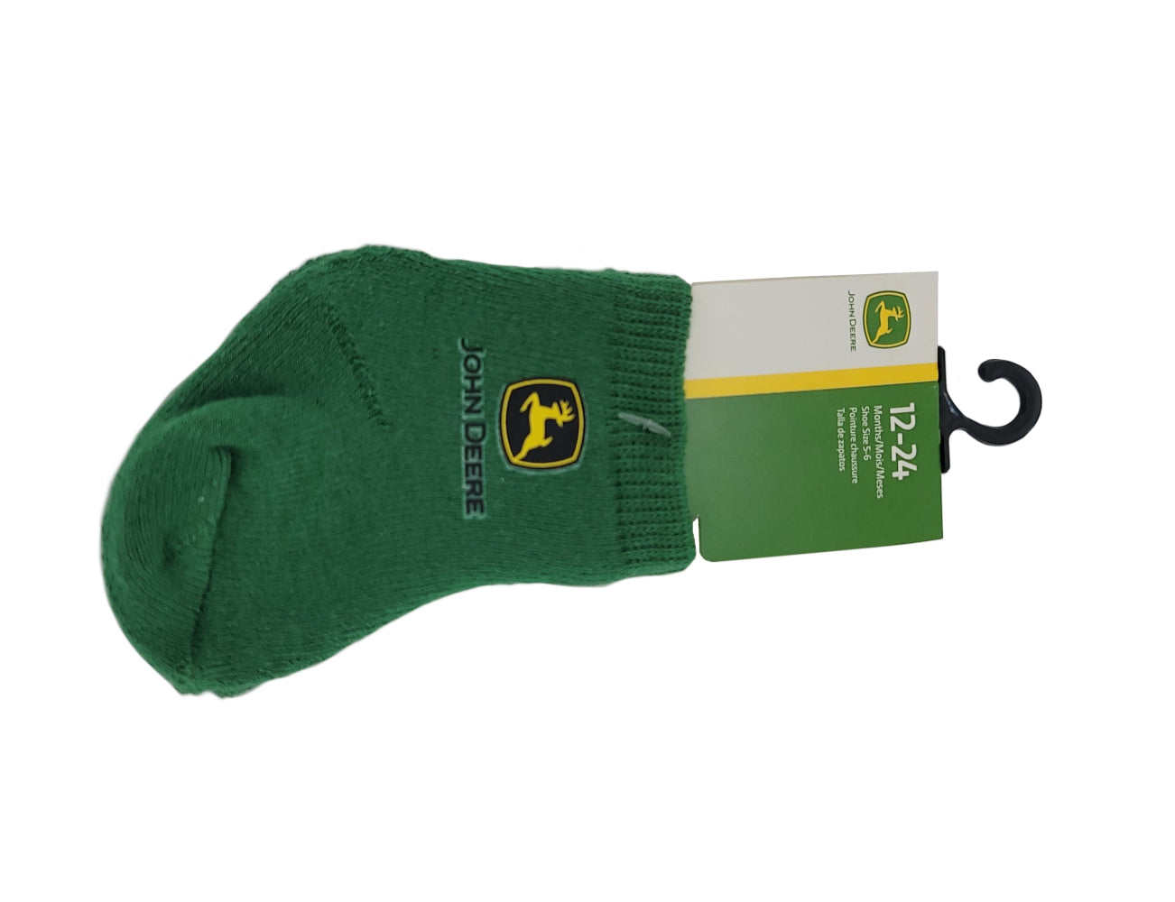 John Deere Logo Infant (12-24M) Crew Sock Green - LP64360