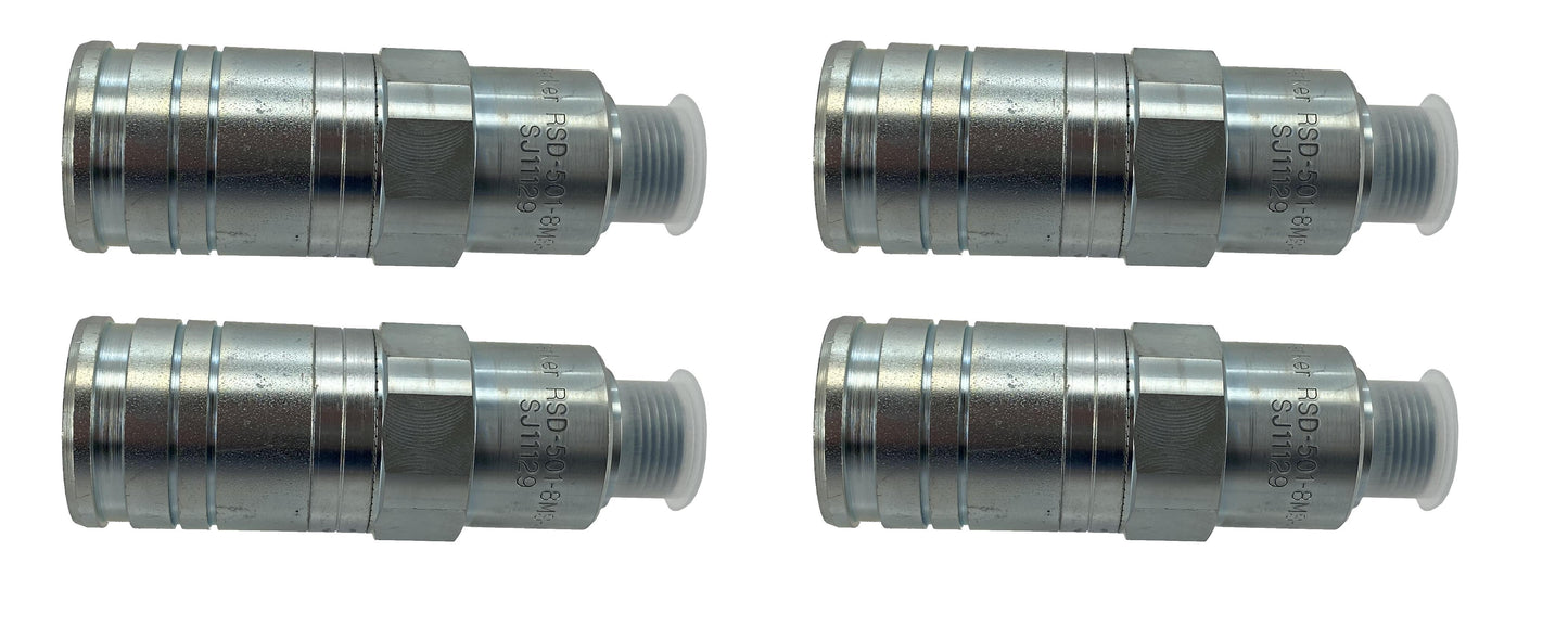 John Deere Original Equipment Hydraulic Quick-Connect Coupler 4 Pack - SJ11129