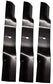 XHT 16-5/8" Mower Blade (Set of 3) - B1KU1028,3