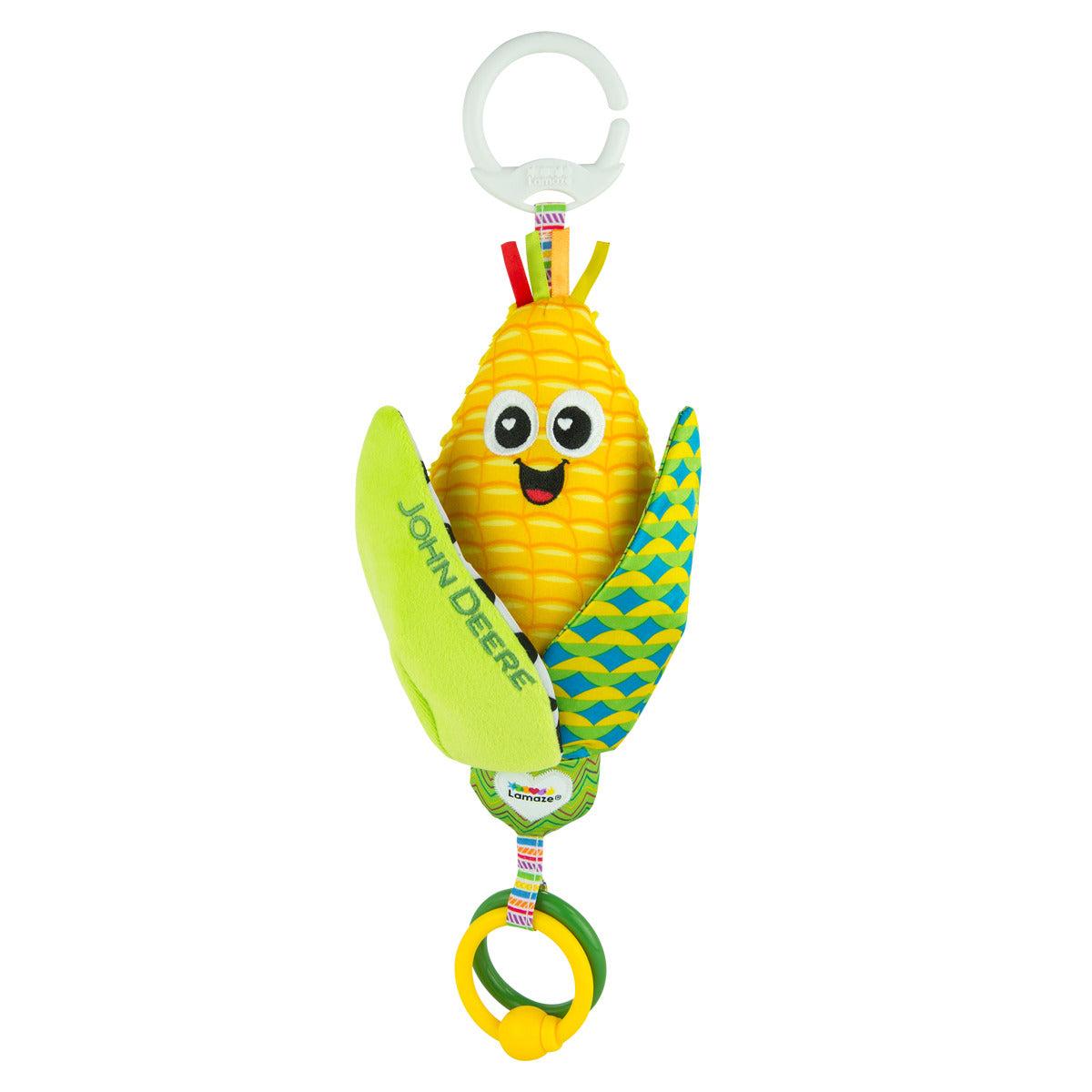 Lamaze John Deere Clip & Go - Corn E. Cobb™ Baby Toy