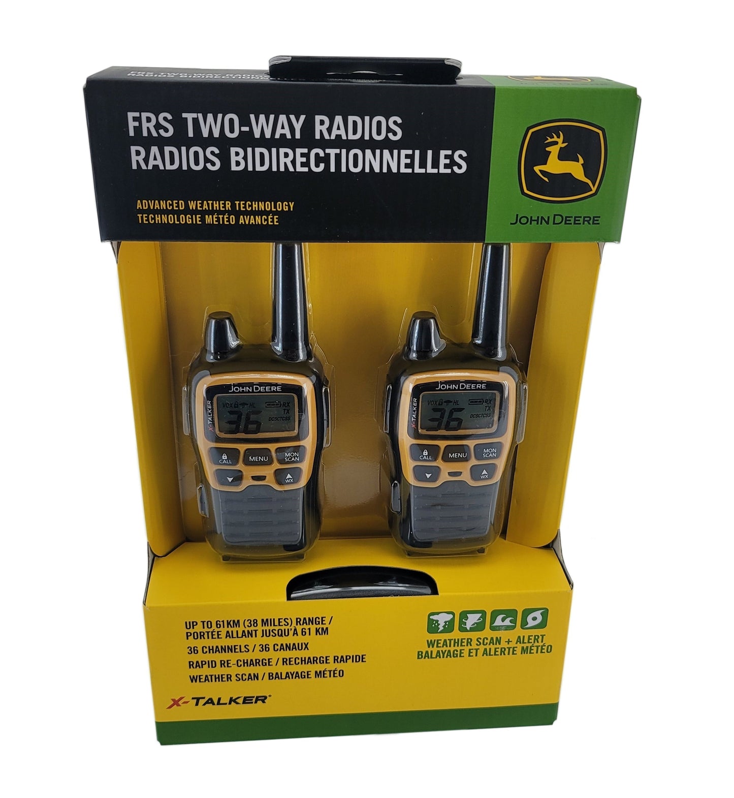 John Deere (CF Yellow) Two-Way Radio - PMT71VP3CF