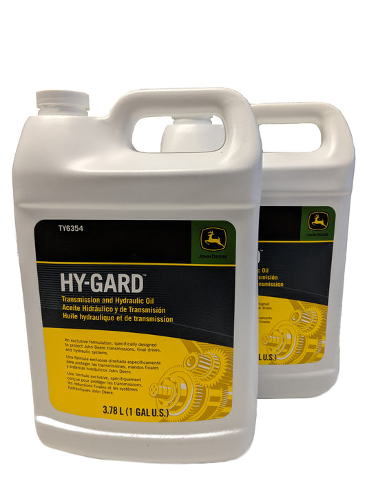 John Deere Original Equipment Gallon-Sized Hy-Gard Oil - TY6354 (2 Gallons)