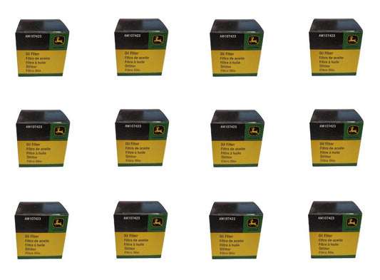 John Deere Original Equipment Oil Filter #AM107423 (12-Pack)