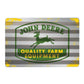 John Deere Metal Sign - Quality Farm Equipment, Corrugated, Silver - LP85809