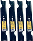 A&I XHT 16-1/4", 5/8" Notch Mower Blade (Set of 4) - B1BC1201,4