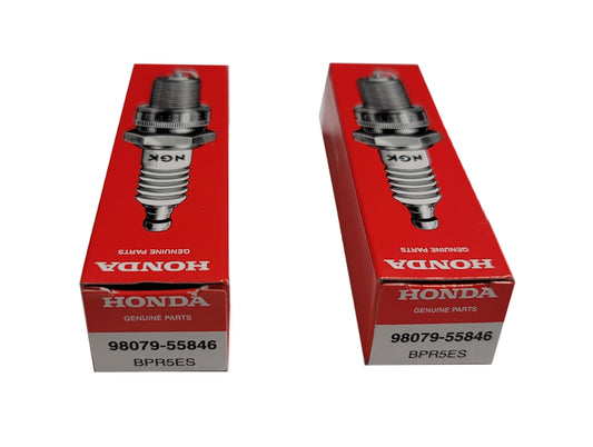 Honda (2 PACK) Genuine OEM Spark Plug BPR5ES - 98079-55846