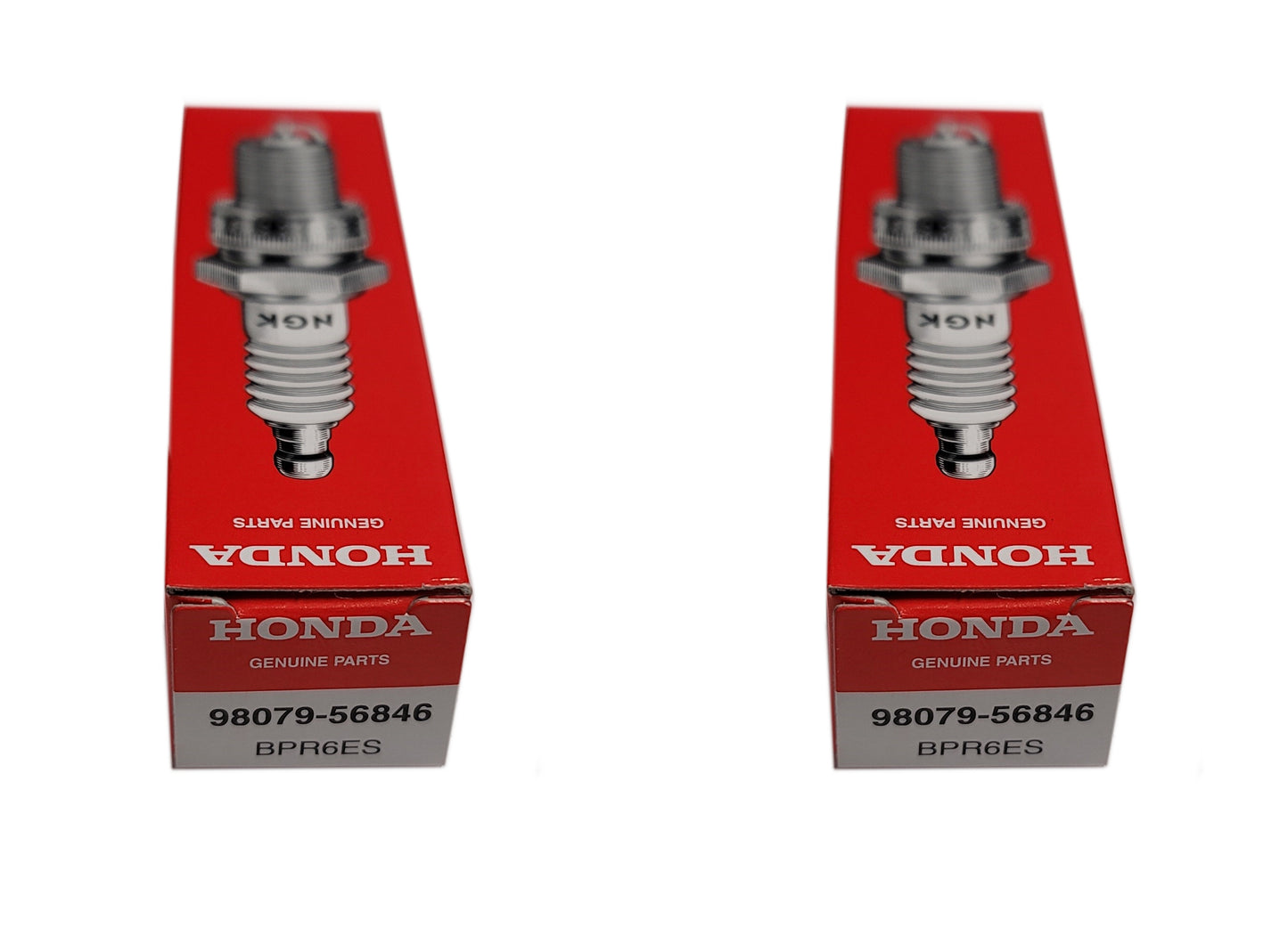 Honda (2 PACK) Genuine OEM Spark Plug BPR6ES - 98079-56846