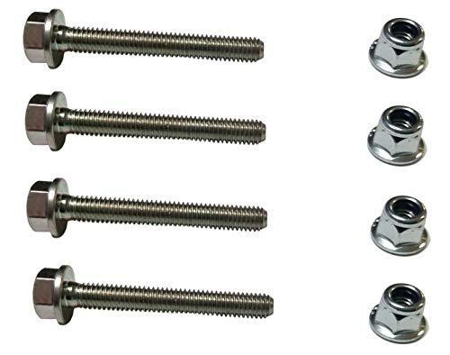 John Deere (4 PACK) Original Equipment Lock Nut/Screw Set - 19M7834A