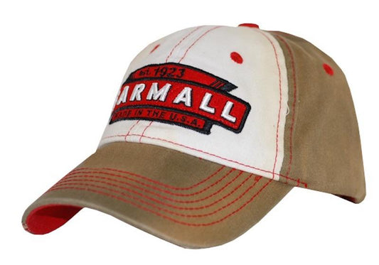 Farmall Distressed Tea-Stained Logo Hat/Cap - A1384