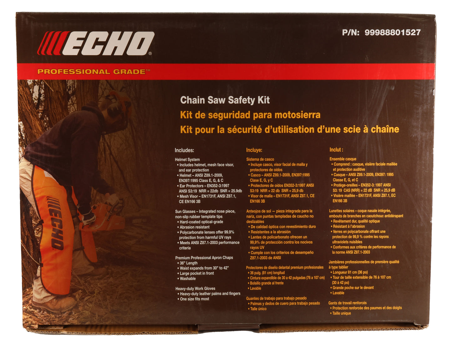 Echo Original Equipment Chainsaw Safety Kit - 99988801527