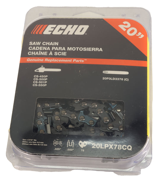 Echo Original Equipment SAW CHAIN 20" - 20LPX78CQ