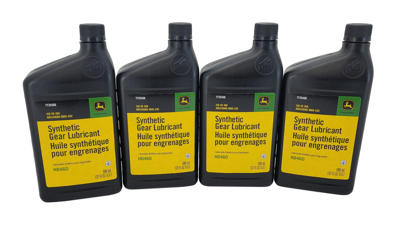 John Deere (4 PACK) Original Equipment Synthetic Gear Lubricant - TY26408