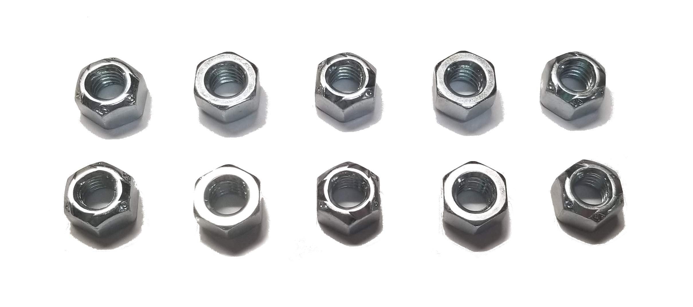 John Deere Original Equipment Lock Nut 14M7396 (10-Pack) - Genuine OEM Lawn Mower Parts