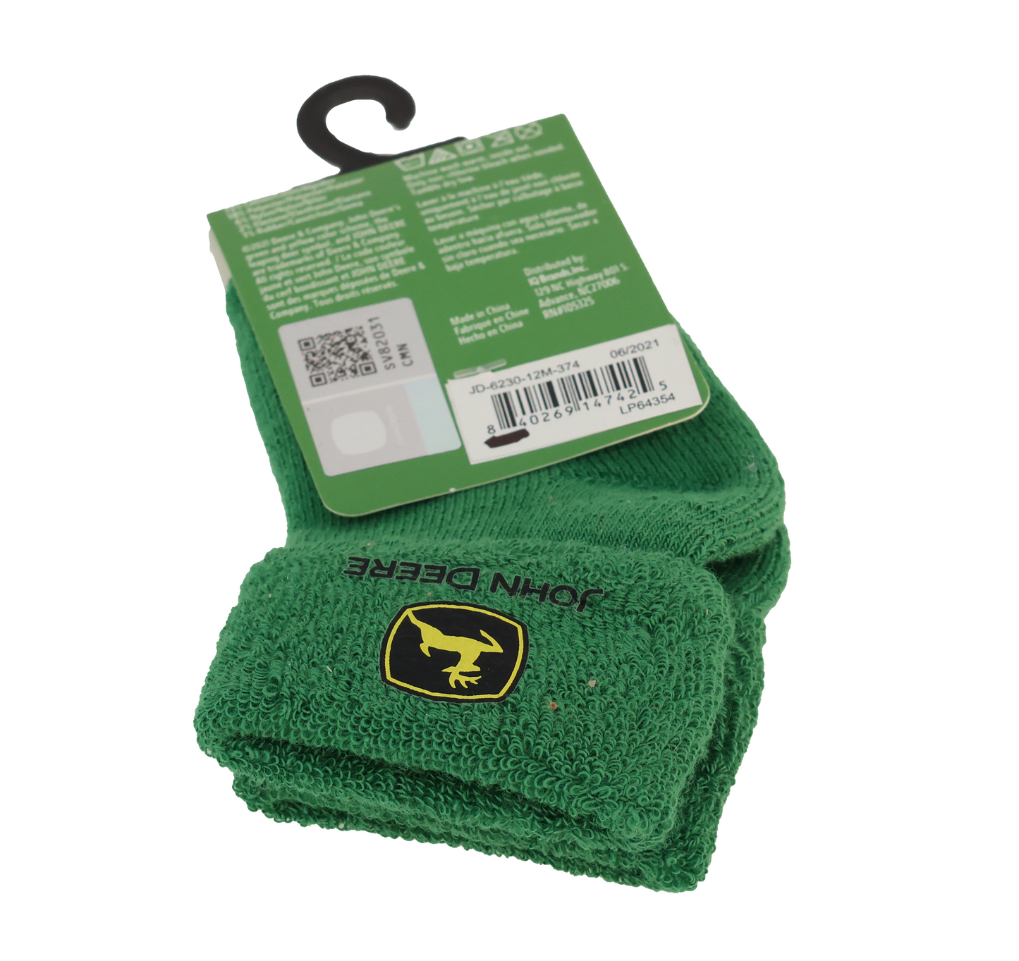 John Deere Green Infant Bootie Sock - LP64354