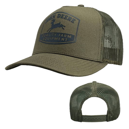 John Deere Olive Vintage Cotton Trucker Hat - LP83272