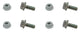 John Deere (SET OF 4) OEM Battery Bolt & Nut Set - 19M7775C