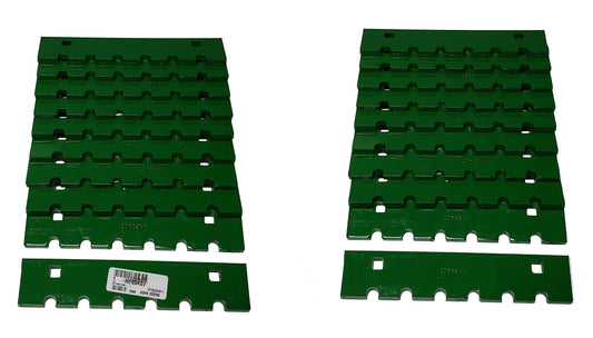 John Deere Original Equipment Combine Notched Wear Plate (Pack of 20) - H165407,20