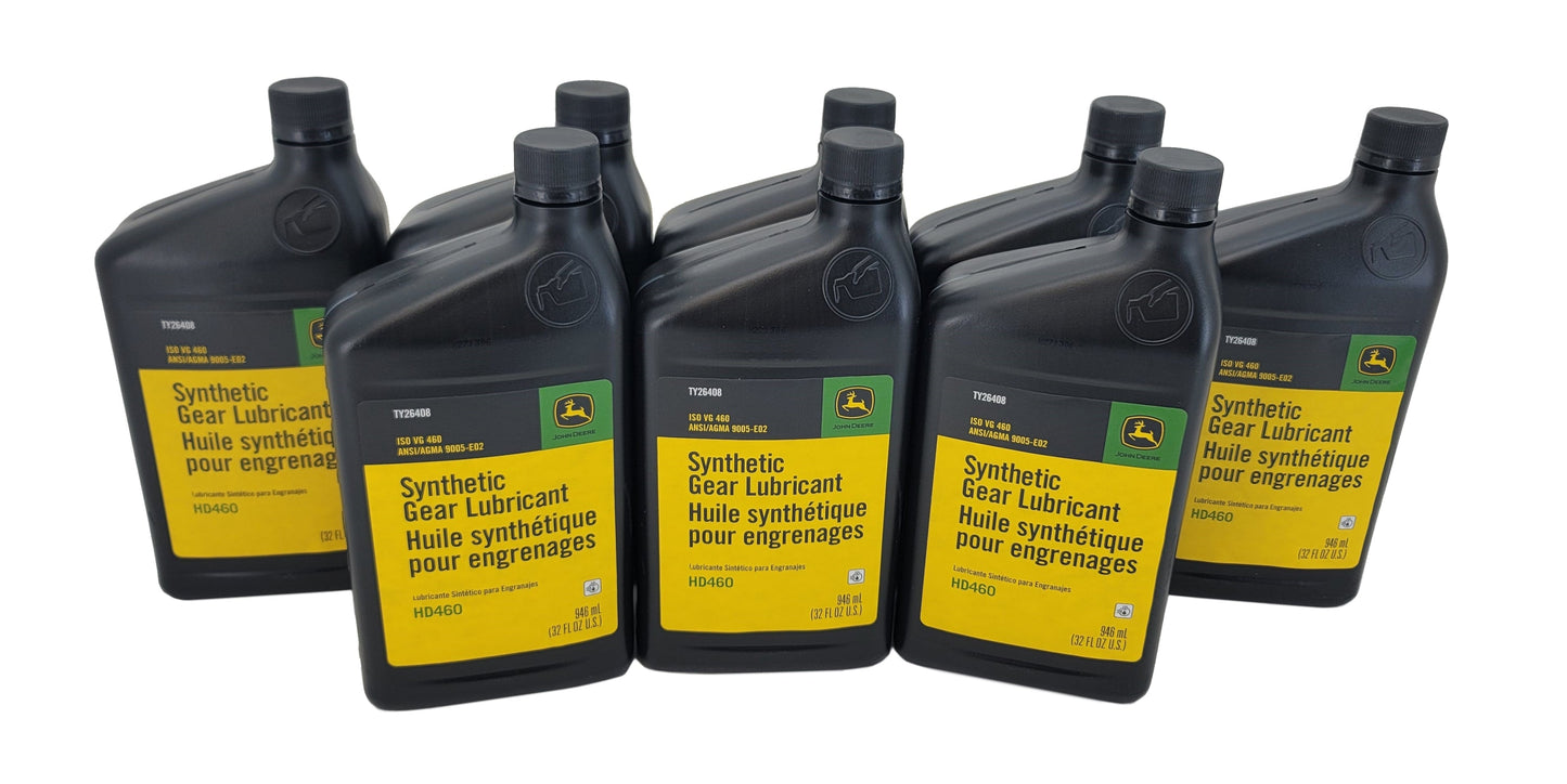 John Deere (8 PACK) Original Equipment Synthetic Gear Lubricant - TY26408