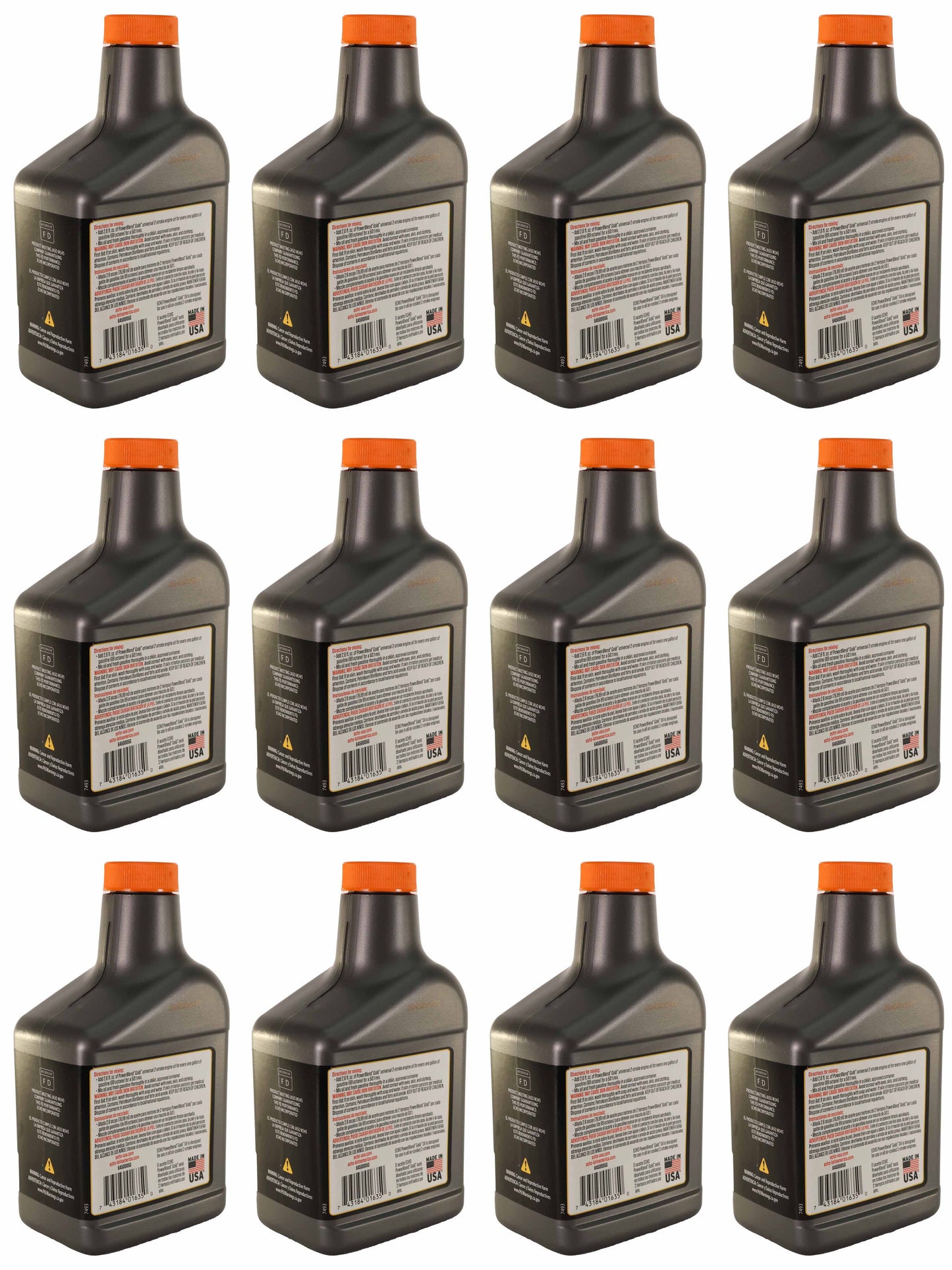 Echo Original Equipment 12-PACK Power Blend Gold Oil Mix 50:1 (12.8 fl oz Bottle) - 6450005