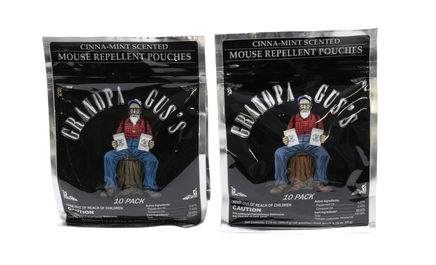 Grandpa Gus's (2 BAGS) Rodent Repellent Pouches - A-B1GPP106,2