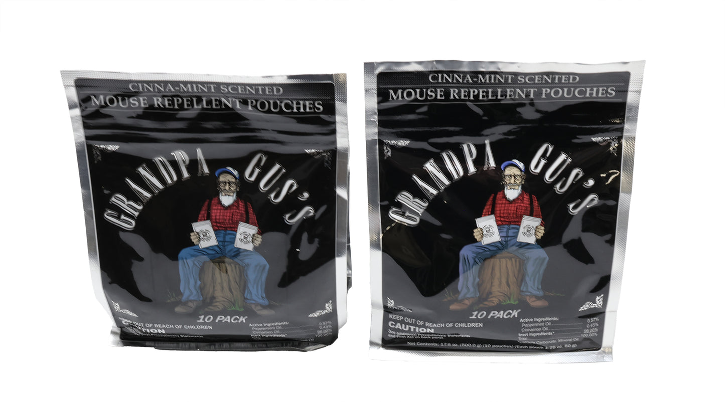 Grandpa Gus's (2 BAGS) Rodent Repellent Pouches - A-B1GPP106,2