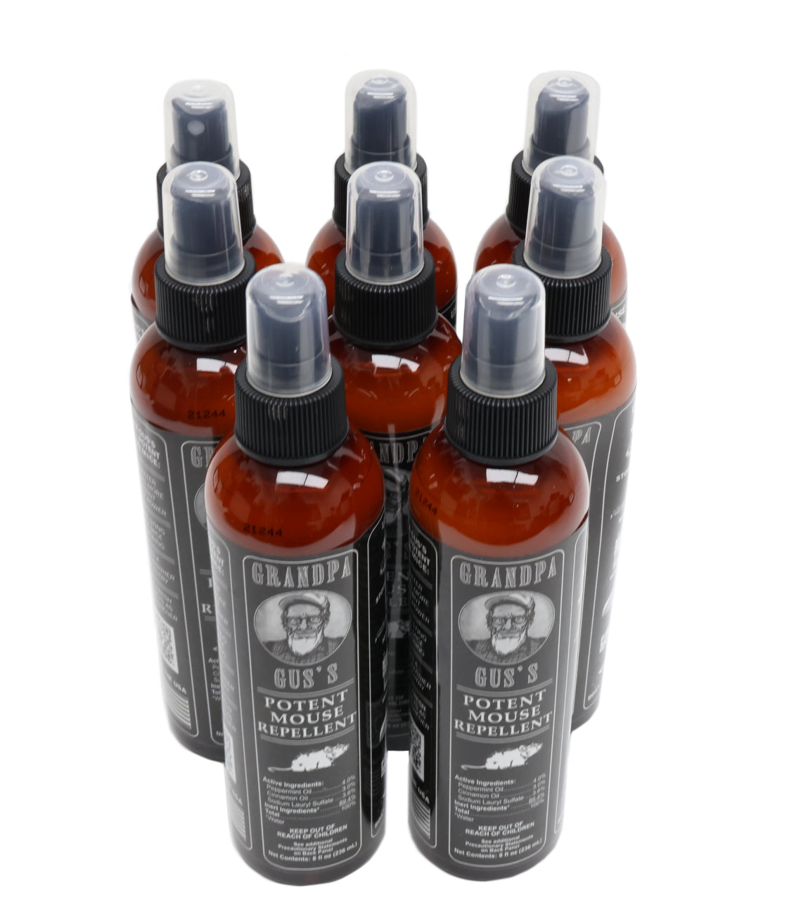 Grandpa Gus's (8 PACK) Rodent 8 oz Bottle Spray  - A-B1GSB8A15,8