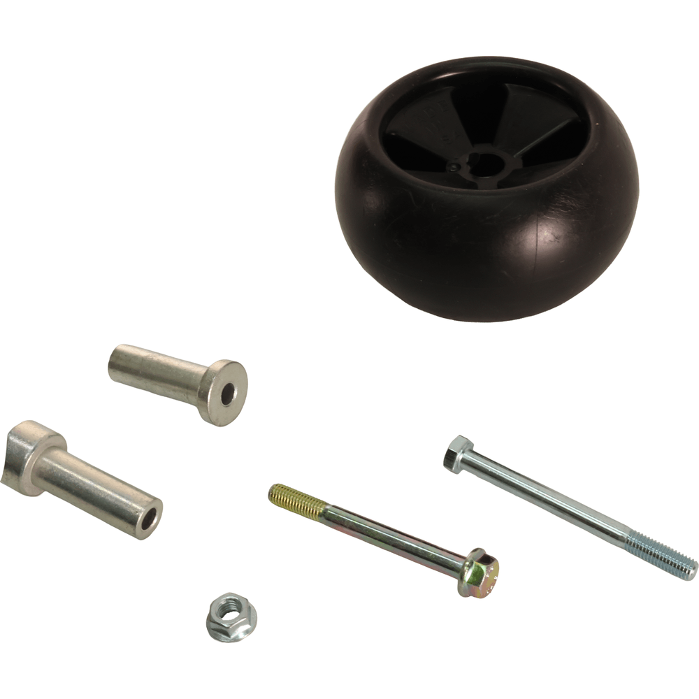 A&I Aftermarket Deck Wheel, Kit, 5"x2.75", Smooth, Black - A-B1JD50