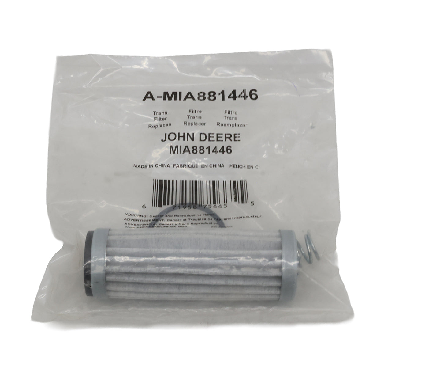 A&I Aftermarket Transmission Oil Filter with Packing - A-MIA881446