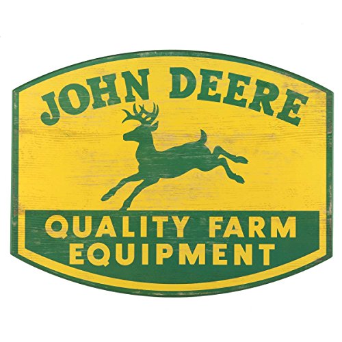 John Deere Wooden Logo Sign - LP67211