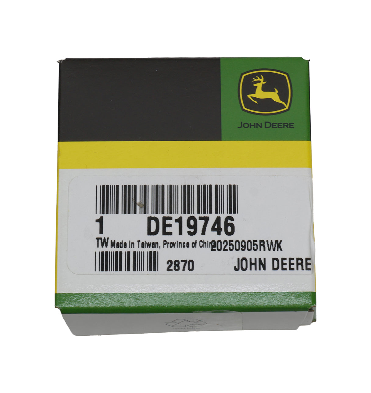 John Deere Original Equipment Seal - DE19746