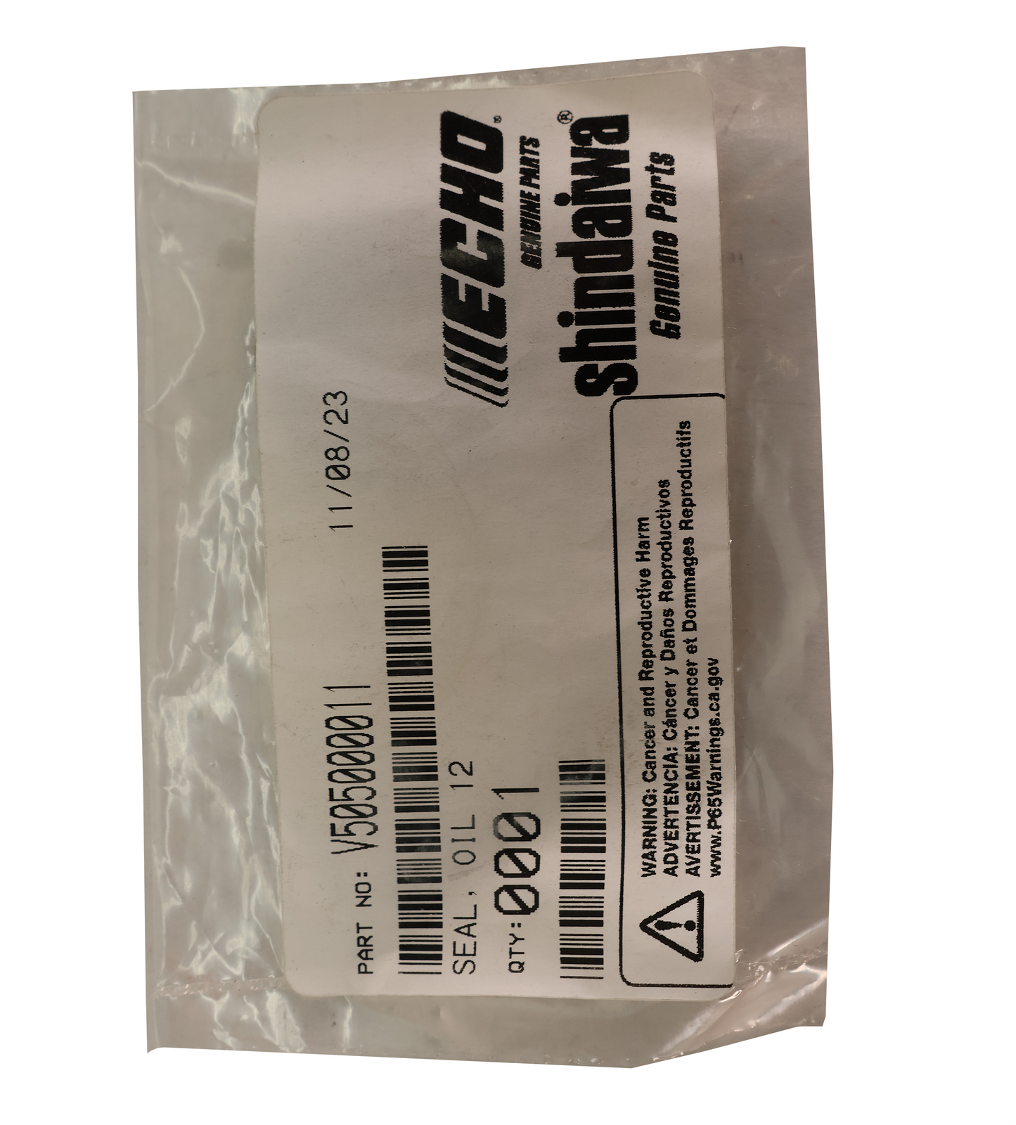 Echo Original Equipment SEAL, OIL 12 - V505000011, image 7