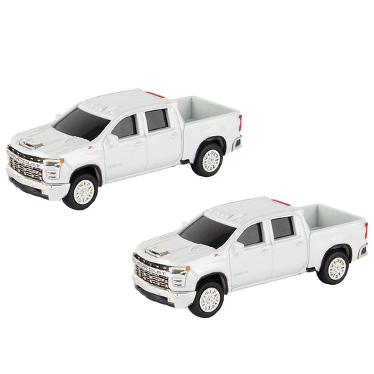 ERTL 1/64 2020 Chevrolet White Pearl 2 Pack - LP81117