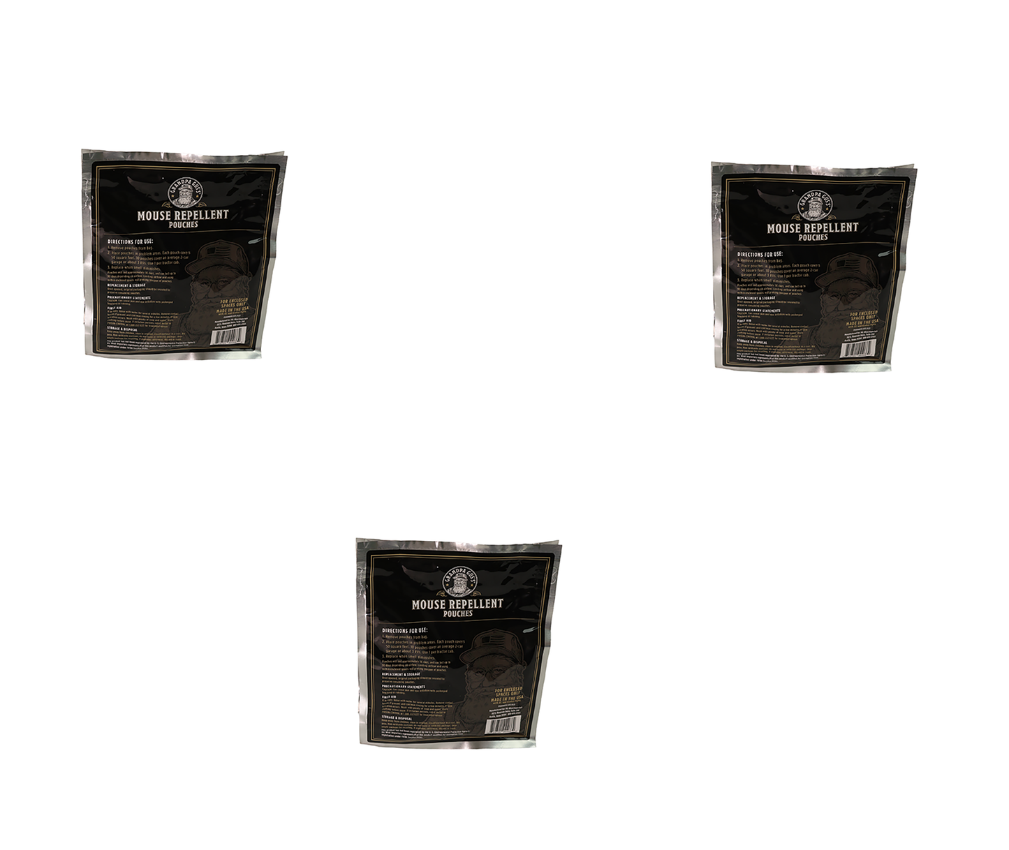 A&I Products Grandpa Gus's Rodent Repellent Pouches Pack of 3 - A-B1GPR106