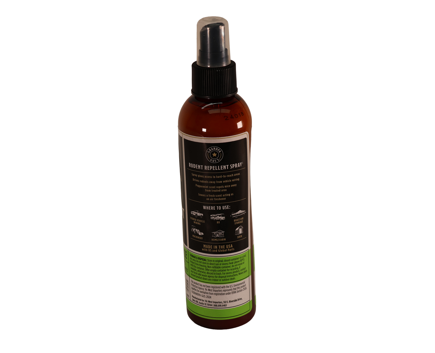 A&I Products Grandpa Gus's Rodent Spray, 8oz, US Only - A-B1GSR8A15
