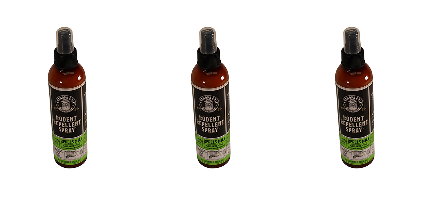 A&I Products Grandpa Gus's Rodent Spray, 8oz, US Only Pack of 3 - A-B1GSR8A15