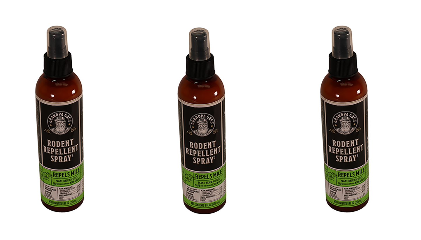 A&I Products Grandpa Gus's Rodent Spray, 8oz, US Only Pack of 3 - A-B1GSR8A15