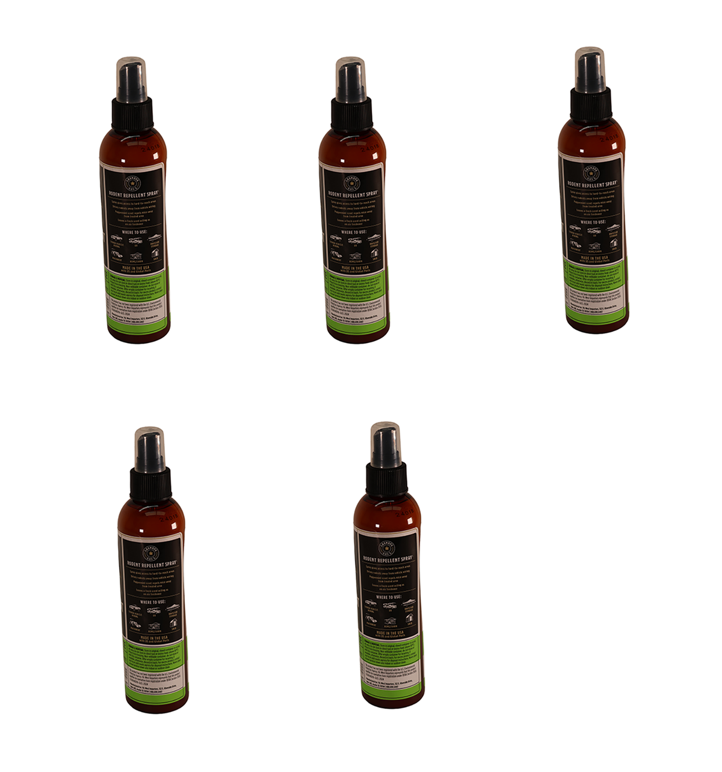 A&I Products Grandpa Gus's Rodent Spray, 8oz, US Only Pack of 5 - A-B1GSR8A15