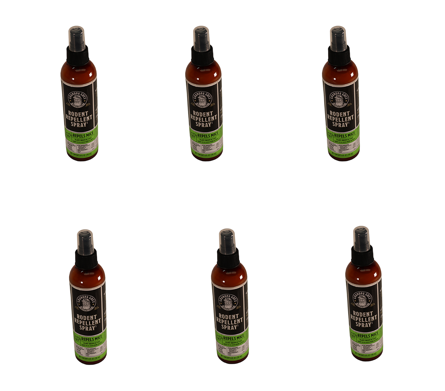 A&I Products Grandpa Gus's Rodent Spray, 8oz, US Only Pack of 6 - A-B1GSR8A15