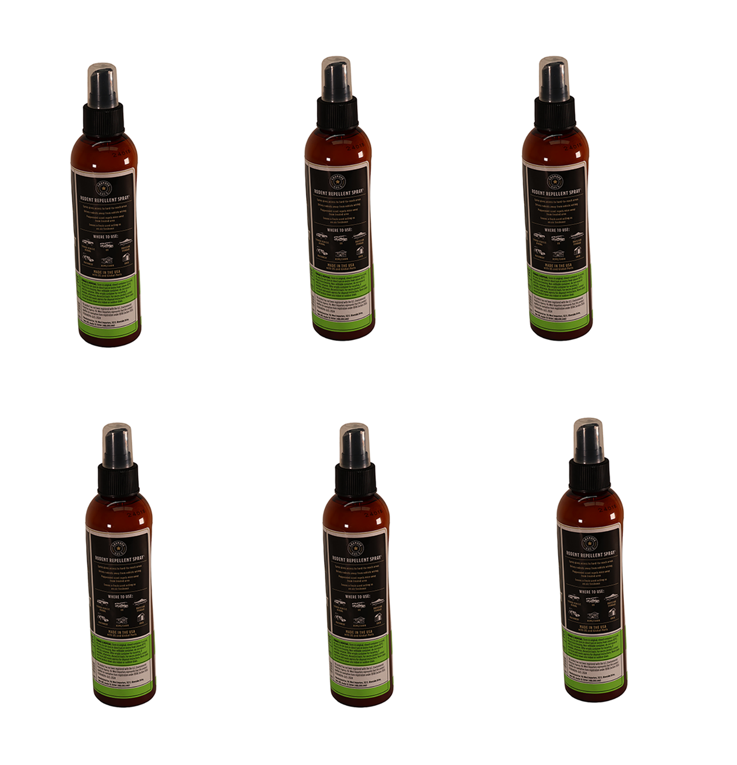 A&I Products Grandpa Gus's Rodent Spray, 8oz, US Only Pack of 6 - A-B1GSR8A15