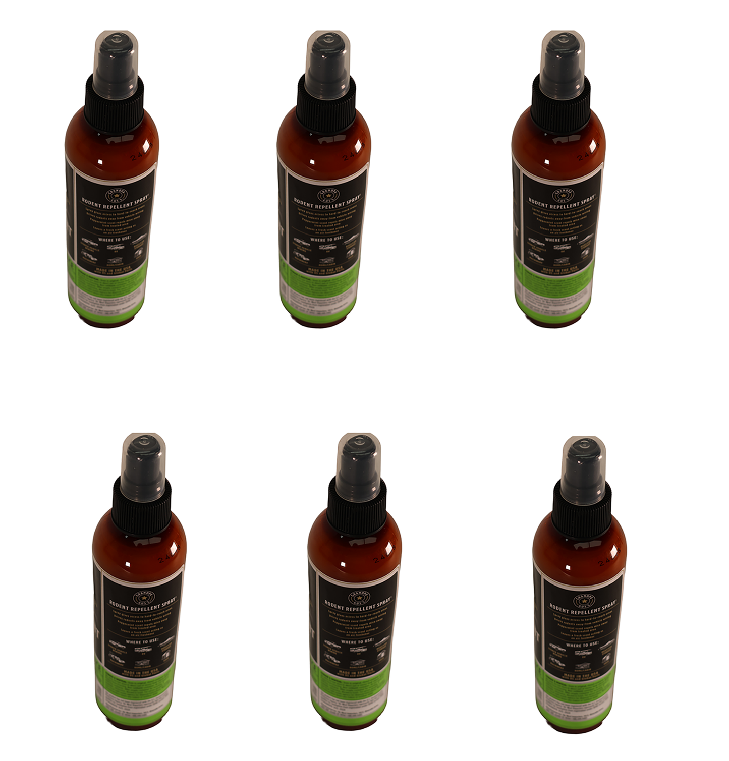 A&I Products Grandpa Gus's Rodent Spray, 8oz, US Only Pack of 6 - A-B1GSR8A15