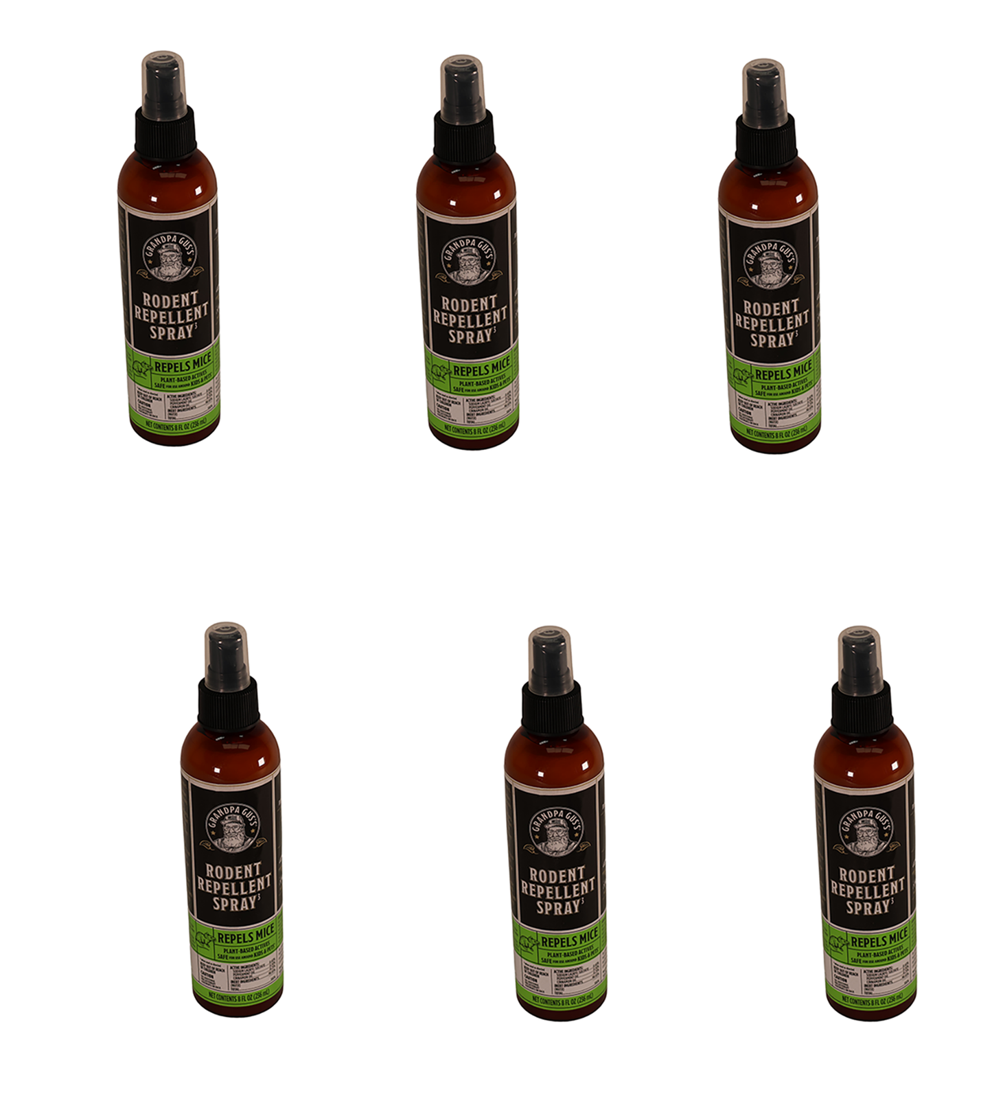 A&I Products Grandpa Gus's Rodent Spray, 8oz, US Only Pack of 6 - A-B1GSR8A15