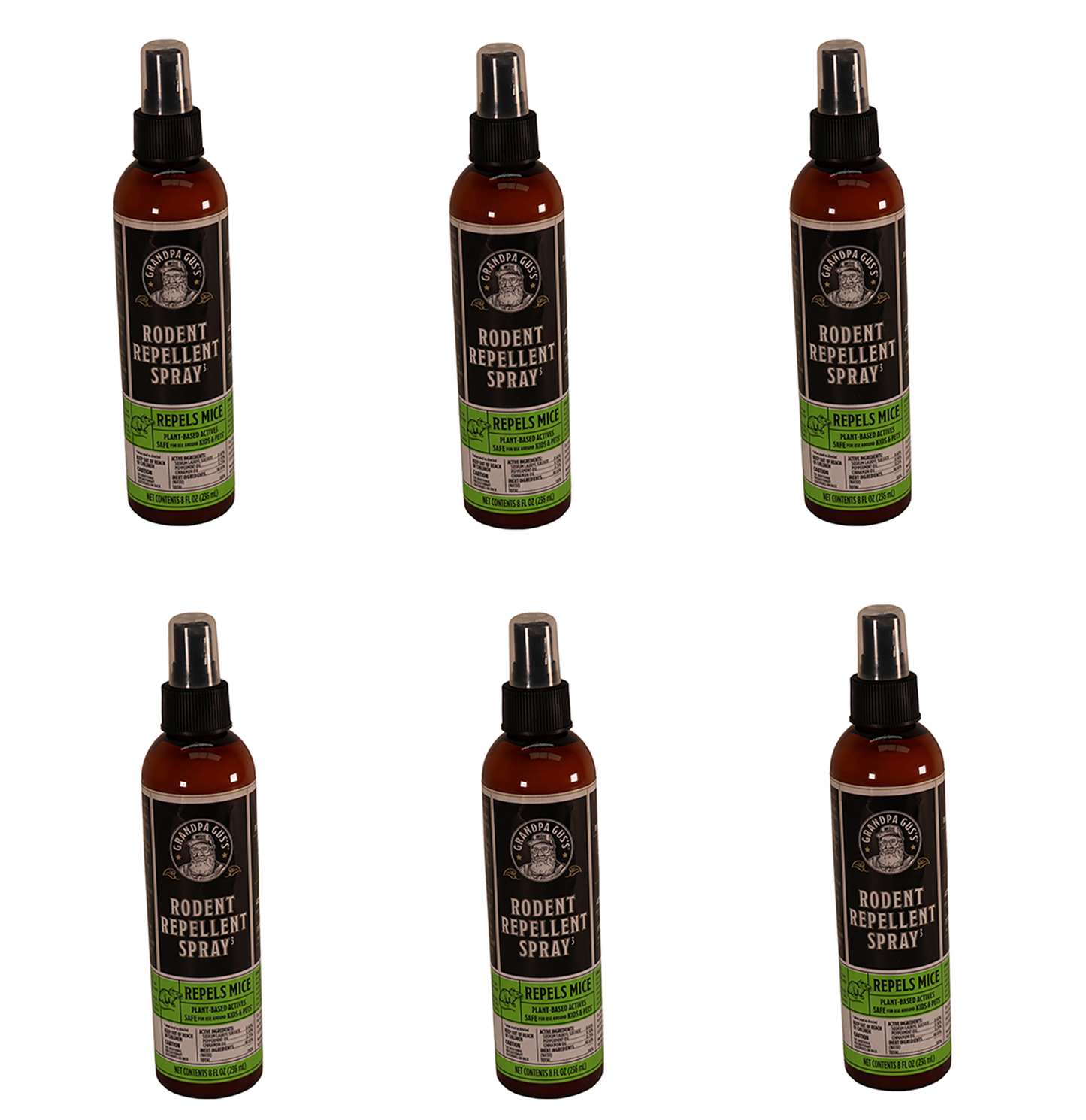 A&I Products Grandpa Gus's Rodent Spray, 8oz, US Only Pack of 6 - A-B1GSR8A15