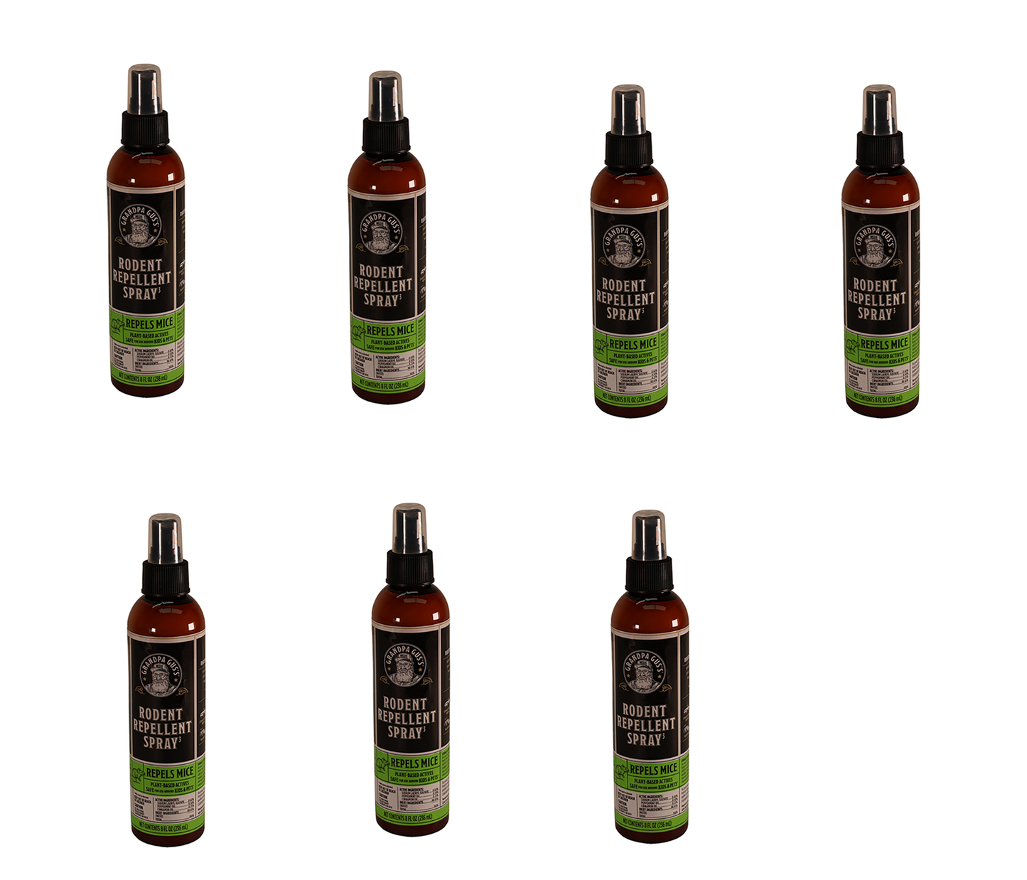 A&I Products Grandpa Gus's Rodent Spray, 8oz, US Only Pack of 7 - A-B1GSR8A15