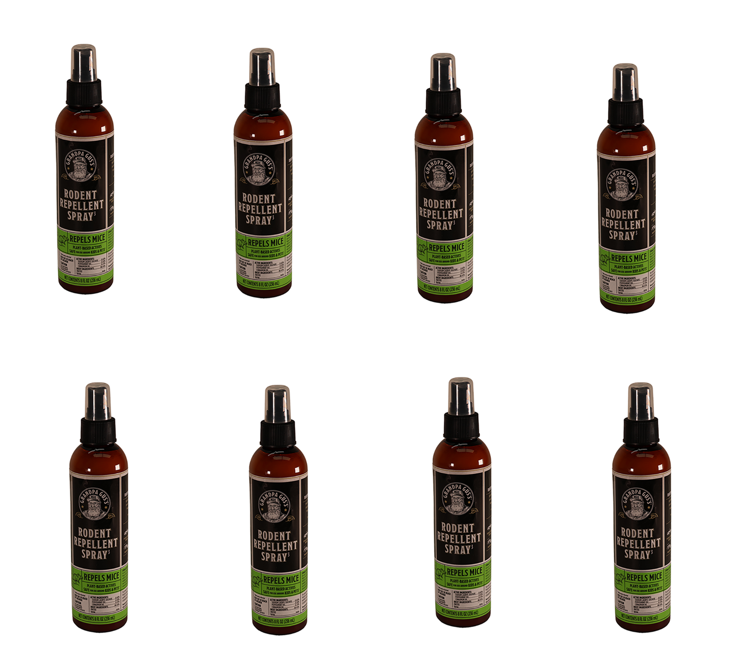 A&I Products Grandpa Gus's Rodent Spray, 8oz, US Only Pack of 8 - A-B1GSR8A15